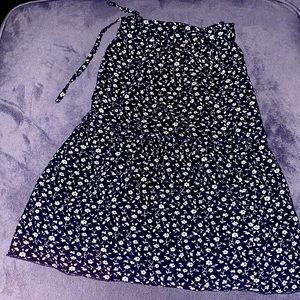 black and white flower skirt Brandy Melville